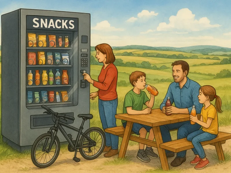 NEU am Haus Pöpsel: Unser Snack-Getränke-Automat